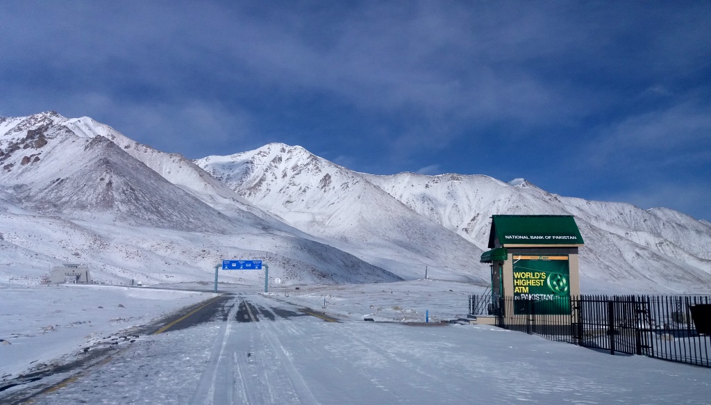 World’s Highest ATM by National Bank of Pakistan, Khunjerab Pass